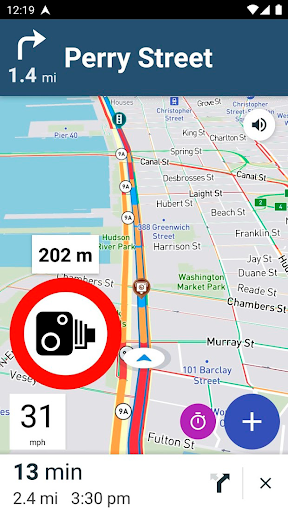 Speed Cameras Radar NAVIGATOR Screen 2