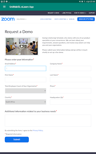 UniMakSL eLearning App