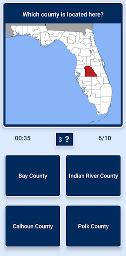 Florida Map - Geography Quiz