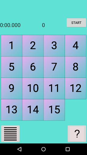 Android application Numerical Puzzle screenshort