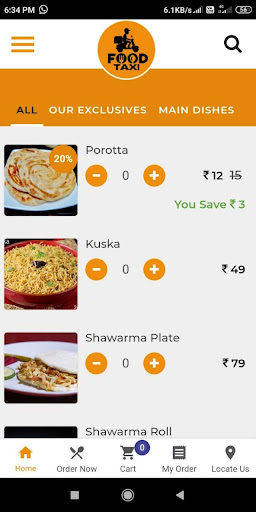 Food Taxi GDR Screen 2
