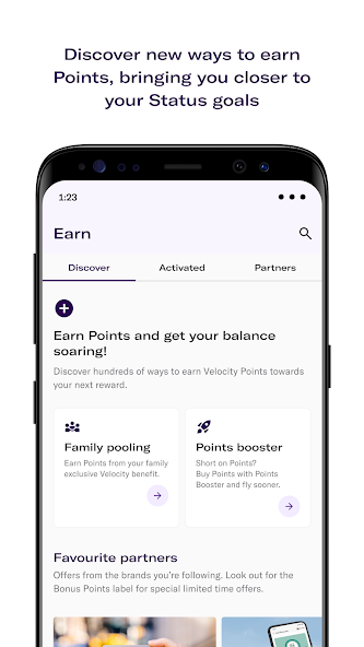 Velocity Frequent Flyer Screen Views 3