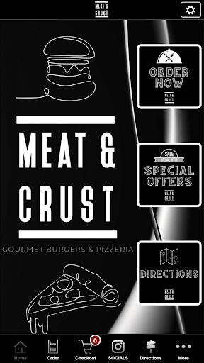 Android application Meat & Crust screenshort