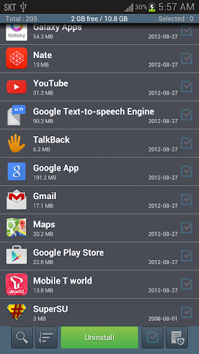 Android application Uninstaller - Uninstall App screenshort