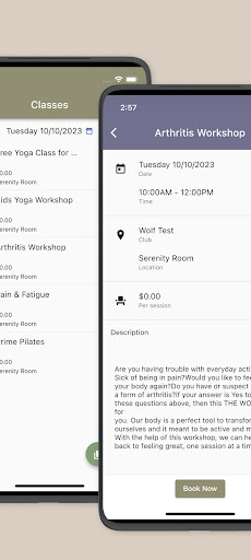 Serenity Bookings App