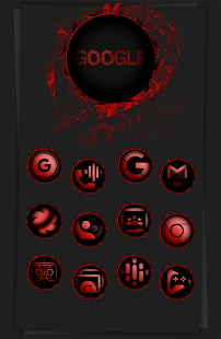 Black Army Ruby - Icon Pack - Fresh dashboard banner