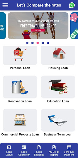Android application LoanCompareSG screenshort