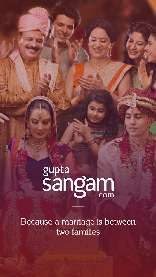 #1. Gupta Matrimony by Sangam.com (Android) 由: People Interactive