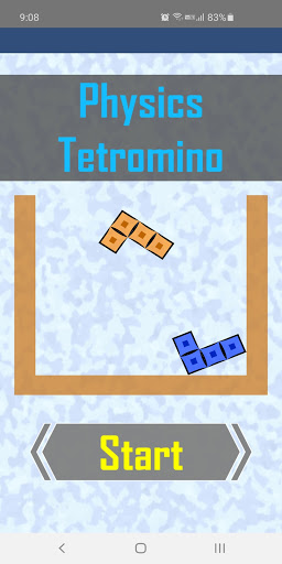 Android application Physics x Tetromino screenshort
