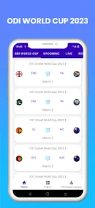 ODI World Cup 2023 Schedule
