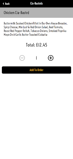 Phat Bastrd Burger App Screen 3