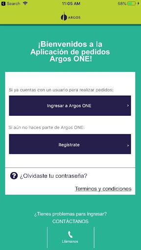 Android application Argos ONE Honduras screenshort
