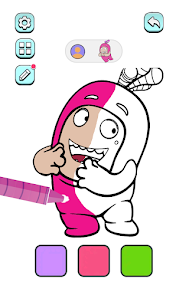 Oddbods coloring game