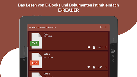eReader: Leser aller Formate Screenshot