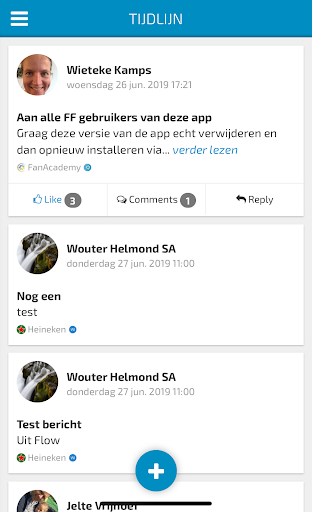 Android application FanAcademy dev screenshort