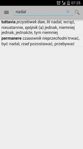Słownik włoski OFFLINE Screen 2