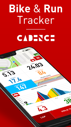 Screenshot of Bike & Run Tracker - Cadence