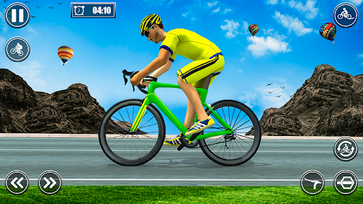 Android application Extreme BMX Cycle Racing Game screenshort