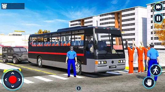 Us Police Bus Simulator 2023