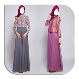Muslim Fashion Clothing Model icon