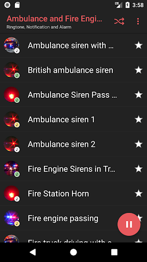 Ambulance & Fire Engine sounds Screen 2