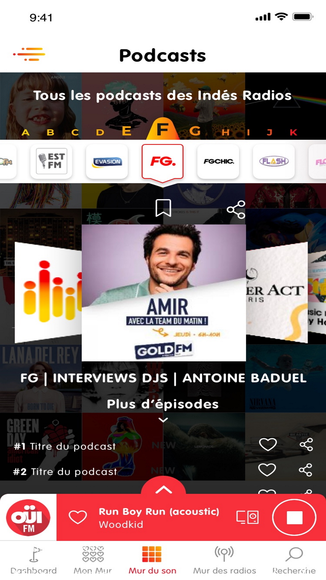 Android application Les Indes Radios screenshort