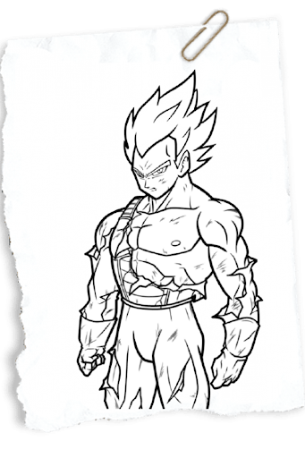 how to draw anime saiyanz