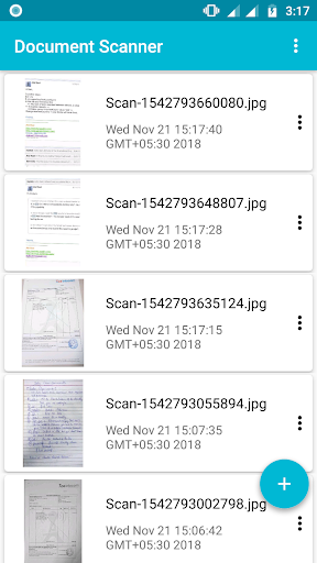 Android application Document Scanner screenshort
