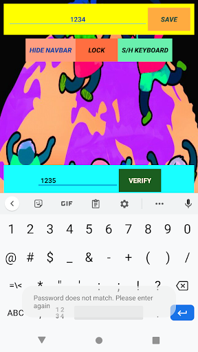 Qlock (Quick Lock) (Safety) Screen 2