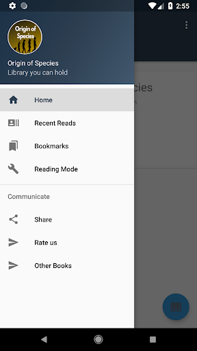 Android application The Origin of Species book by screenshort