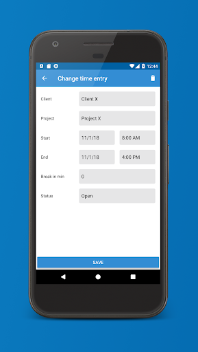 Time Recording - Timesheet App