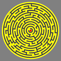Solid Maze - Easy Maze Puzzle