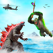  Godzilla vs King Kong Fight 3D 