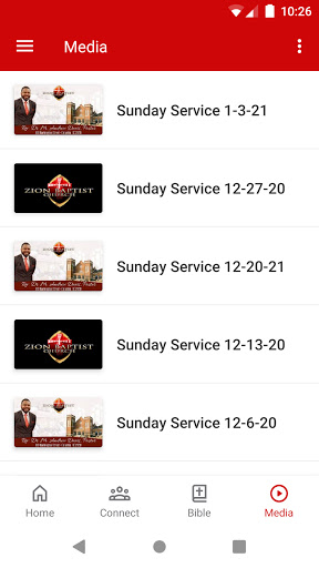 Zion Baptist Church Columbia Screen 2
