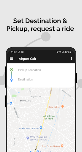 Android application Entebbe Airport Cab screenshort