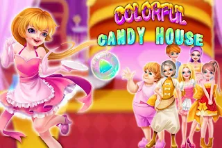 Colorful Candy House - Screenshot 1