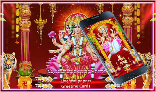 Gayatri Mata Blessing Theme Screen 2