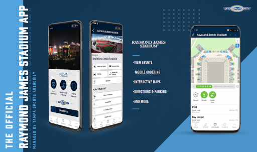 Android application Raymond James Stadium screenshort