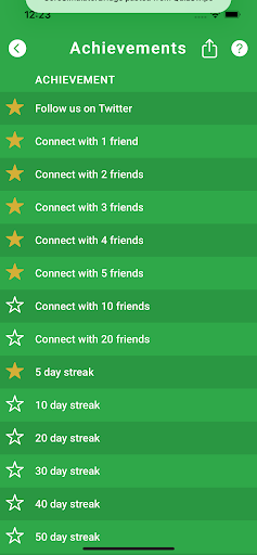 Screenshot of QuizSwipe Football