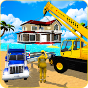 Crane Construction House Building Simulator 2019