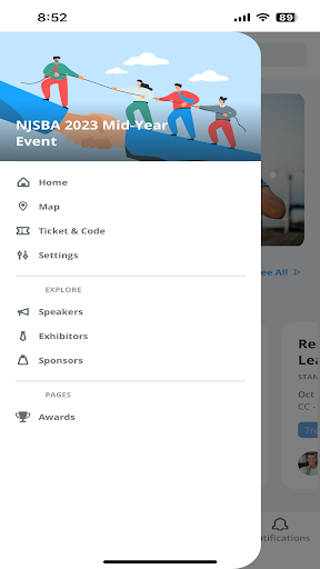 NJSBA App Screen 2