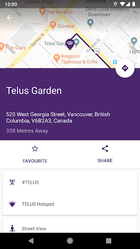 TELUS Wi-Fi Finder Screen 3