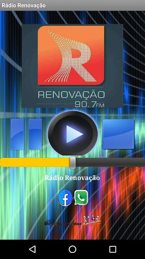 Android application Rádio Renovação screenshort
