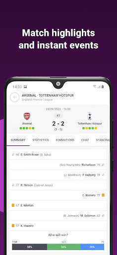 Premier League Live Score Screen 3
