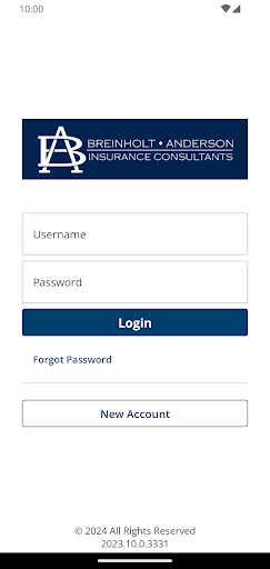 Android application Breinholt Anderson Insurance screenshort