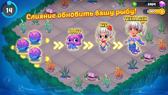 Game screenshot Merge Mermaids-magic puzzles apk download