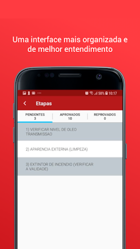 Android application Frota Checklist screenshort