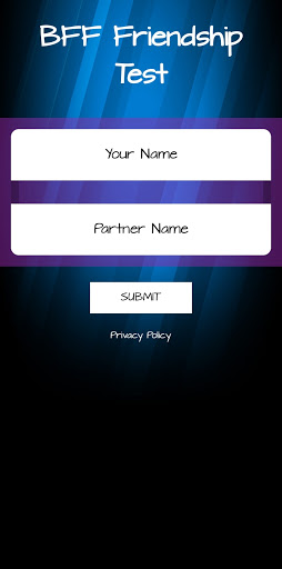 Android application BFF Friendship Test screenshort