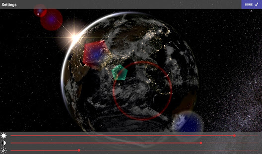Earth & Moon in HD Gyro 3D Parallax Live Wallpaper screenshots 19