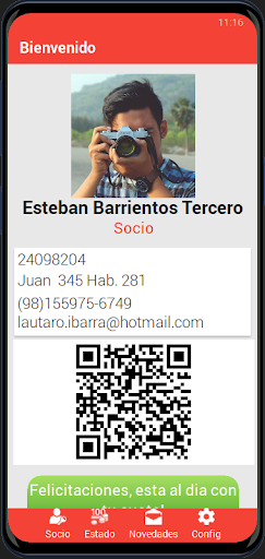 Android application Socios Club Atlético Maciá screenshort